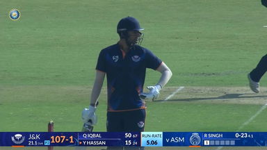 Vijay Hazare Trophy 2025-26, Assam vs J&K: Qamran Iqbal's opening act of 55(71)