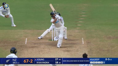 IND vs NZ 2024, 1ST Test: Will Young Six