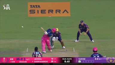IPL 2026 M28: KKR vs RR - Vaibhav Sooryavanshi Six