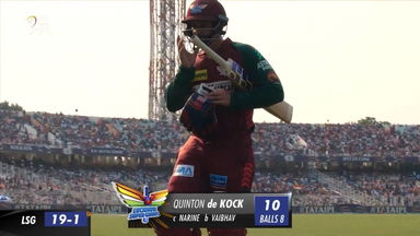 M28: KKR vs LSG – Quinton De Kock Wicket