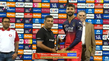 IPL 2025 M42: RCB vs RR - Angel One Super Sixes of the Match - Devdutt Padikkal