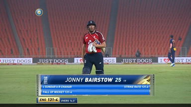 IND vs ENG 2021, 4th T20I : Jonny Bairstow Wicket