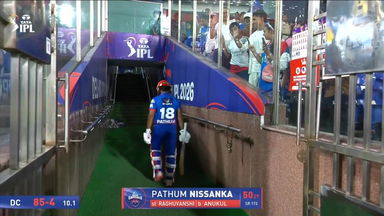 IPL 2026 M51: DC vs KKR - Pathum Nissanka Wicket