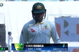 IND vs  AUS 2023, 3RD Test: Usman Khawaja  Wicket