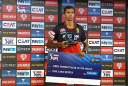 M28: RCB vs KKR – CRED Power Player of the Match – Navdeep Saini