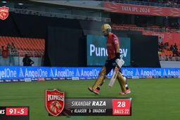 M23: PBKS vs SRH – Sikandar Raza Wicket