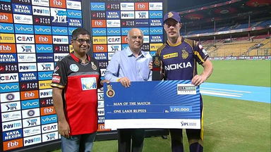 M29: RCB vs KKR – Man of the Match – Chris Lynn