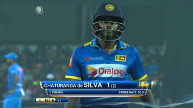IND vs SL 2017, 2nd T20I: Chaturanga de Silva Wicket