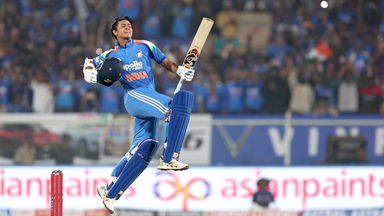 Solid Yashasvi Jaiswal's maiden ODI century steers India home