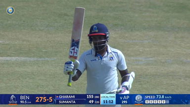 Ranji Trophy 2025-26 QF3, Bengal vs Andhra: Sumanta Gupta shines for Bengal with a crucial 81 (167)