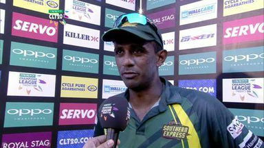 CLT20 2014 Q5: SE vs LIO  –   Interview – Farvees Maharoof