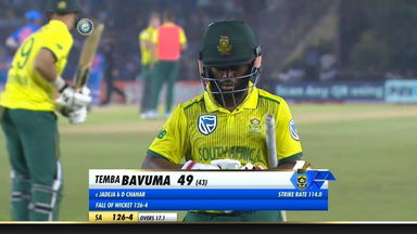 IND vs SA 2019, 2nd T20I: Temba Bavuma Wicket