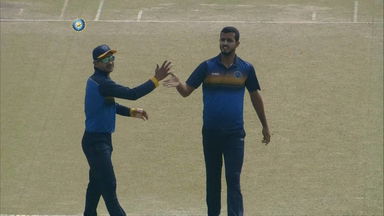 Vivekanand Tiwari's double-wicket maiden