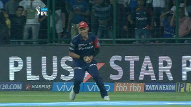 M55: DD vs MI – Jasprit Bumrah Wicket