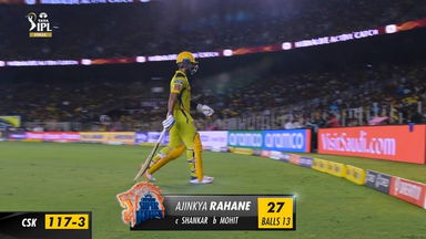 Final: CSK vs GT – Ajinkya Rahane Wicket