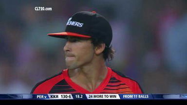 CLT20 2014 M10: KKR vs PER  –   Ashton Agar –  Faboulus Fielding