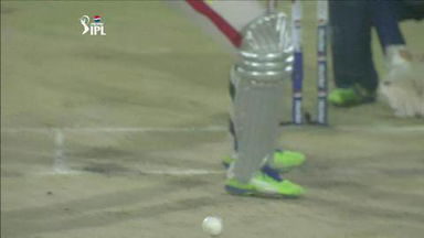 M32: DD vs KXIP – Luke Pomersbach Wicket
