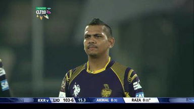 CLT20 2014 M7: KKR vs LIO  –   Fall Of Wickets