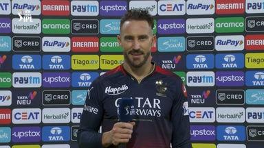 M43: LSG vs RCB – Faf Du Plessis Interview