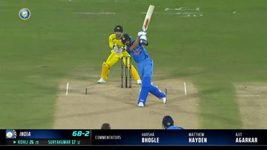 IND vs AUS 2022, 3RD T20I: Virat Kohli  Six
