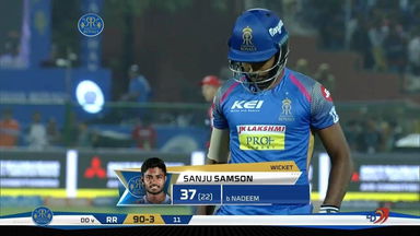 M06: RR vs DD – Sanju Samson Wicket