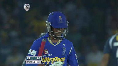 Match 68 DC vs RR – Rahane's Wicket
