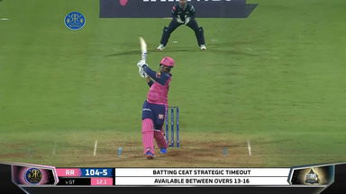 M24: RR vs GT – Shimron Hetmyer Six