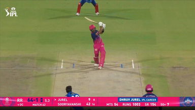 IPL 2026 M62: DC vs RR - Dhruv Jurel Six