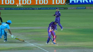 Ekta Bisht's giant effort creates unlikely run-out