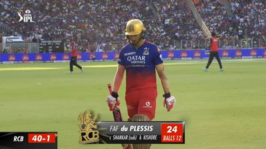 M45: GT vs RCB – Faf Du Plessis Wicket
