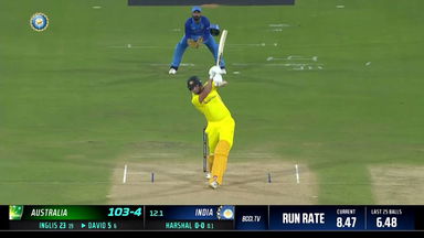 IND vs AUS 2022, 3RD T20I: Tim David  Six