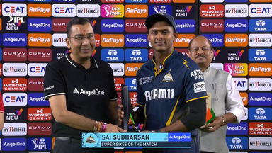 IPL 2025 M23: GT vs RR - Angel One Super Sixes of the Match - Sai Sudharsan