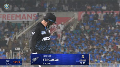 IND vs NZ 2026, 5th T20I: Lockie Ferguson Wicket