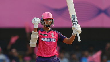 Yashasvi Jaiswal entertains Guwahati with splendid 60(31)