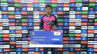 M39: RCB vs RR – Man of the Match – Riyan Parag