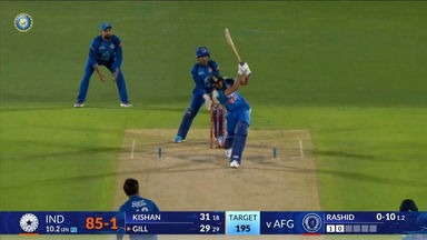 IND vs AFG 2026, 1st ODI: Shubman Gill Six