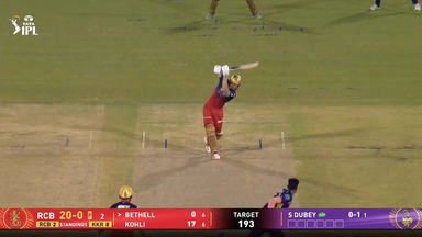 IPL 2026 M57: RCB vs KKR - Jacob Bethell Six