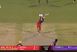IPL 2026 M57: RCB vs KKR - Jacob Bethell Six