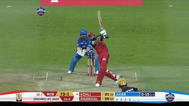 M55: DC vs RCB – Virat Kohli Six