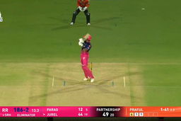 IPL 2026 Eliminator: SRH vs RR - Dhruv Jurel Six