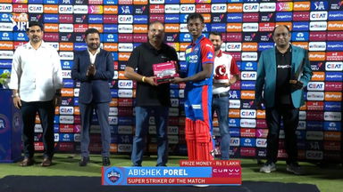 IPL 2025 M10: DC vs SRH - Curvv Super Striker of the Match - Abishek Porel