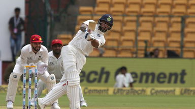 Dhawan greets Rashid in style
