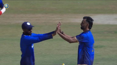 SMAT 2025, Karnataka vs Saurashtra: Fall of Wickets