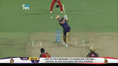 M29: RCB vs KKR – Chris Lynn Six