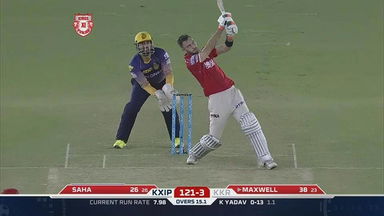 M49: KXIP vs KKR – Glenn Maxwell Six