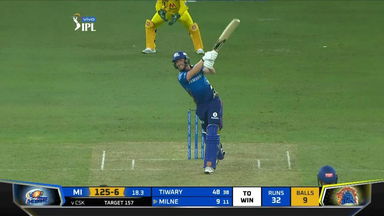 M30: CSK vs MI – Adam Milne Six