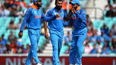 Shami's confident 3-wicket haul