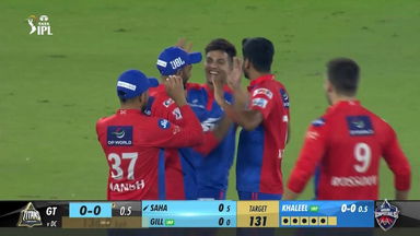 M44: GT vs DC – Fall of Wickets