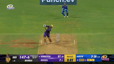M51: MI vs KKR – Venkatesh Iyer Six