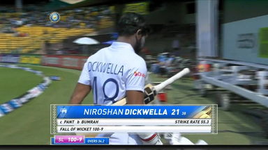 IND vs SL 2022, 2nd Test, Day 2: Niroshan Dickwella Wicket
